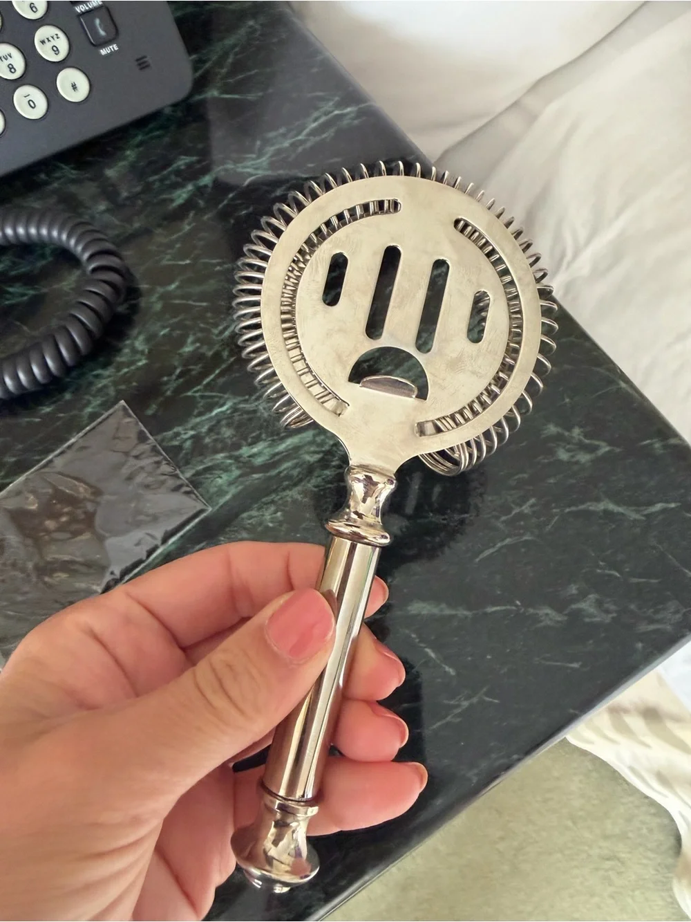 🗽Stainless Steel Cocktail Hawthorne Strainer - Silver